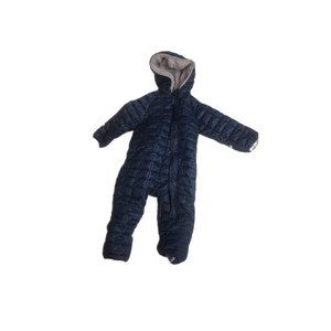 Blue and gray 18 M snowsuit